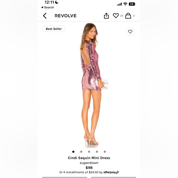 cindi sequin mini dress Superdown Cindi Sequin Mini Dress